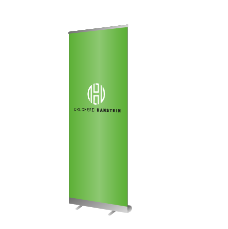 Roll-Up Budget | B 60 cm x H 200 cm | einseitig bedruckt