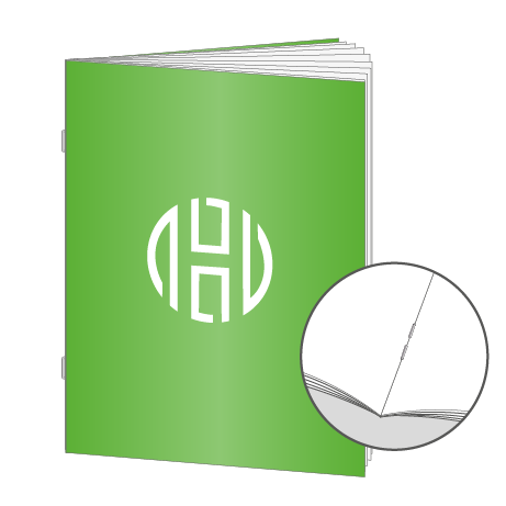 Broschüren Drahtheftung DIN A4